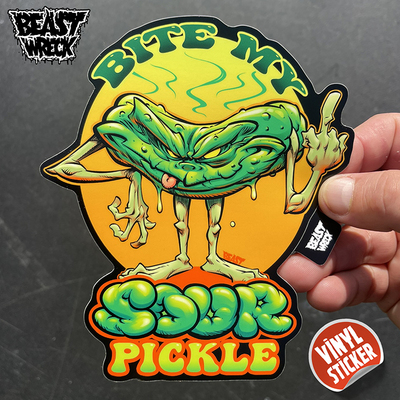 SOUR PICKLE Vinyl Sticker