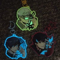 Persona Protagonist Glow in the Dark Keychains - Thumbnail 2