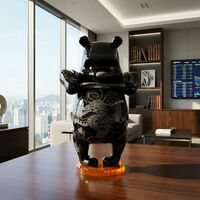 ArTToy by Jee Saya & Hundred Demons "Tatpooh BLK Gallery (41 cm/16 in)" - Thumbnail 9