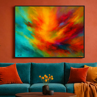 Radiant Burst Abstract Explosion of Color in Motion - Thumbnail 4