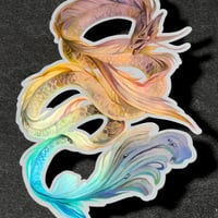 Koi Dragon - Jumbo Holo Sticker - Thumbnail 1