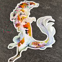Koi Fox - Jumbo Holo Sticker - Thumbnail 1