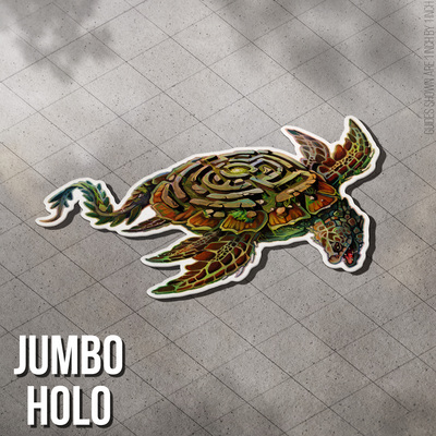 Labyrinth Dragon - Jumbo Holo Sticker