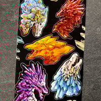 Gemstone Dragon Sticker Sheet - Thumbnail 1