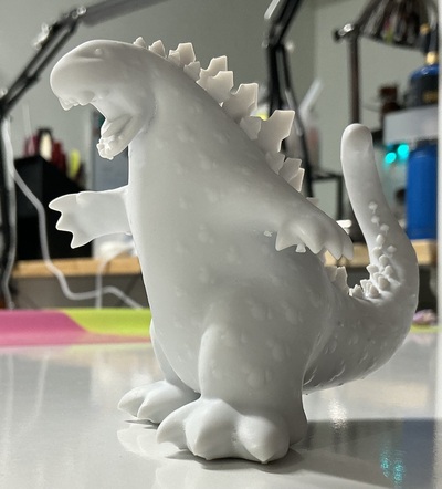 Gawaiiza Figure, Unpainted, with Atomic Blast Accessory