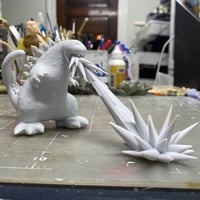 Gawaiiza Figure, Unpainted, with Atomic Blast Accessory - Thumbnail 2