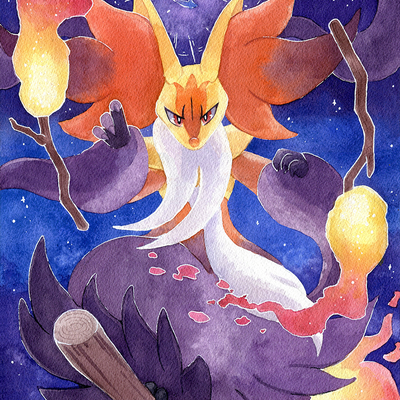 Mega delphox print