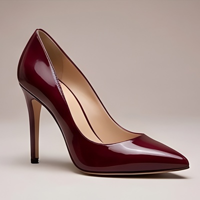 Crafted leather classic luxury handcrafted women’s chocolate brown leather high heel pointed toe dress shoes