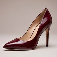 Crafted Leather Classic Luxury Handcrafted Women’s Chocolate Brown Leather High Heel Pointed Toe Dress Shoes - Thumbnail 3