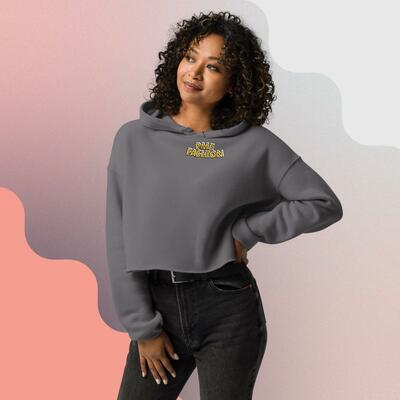 Pme fashion gold arch crop hoodie