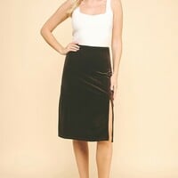 Velvet Skirt - Thumbnail 1