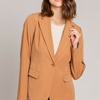 Long Sleeve Blazer - Thumbnail 1
