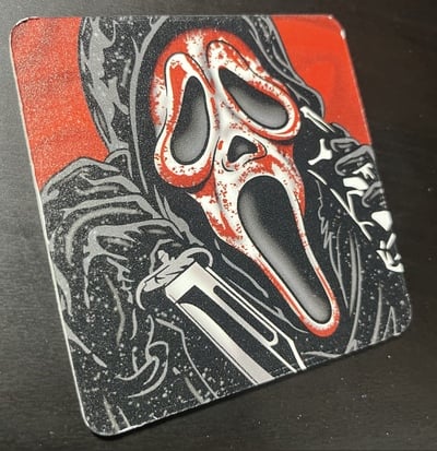 Ghost Phone Drink Coaster