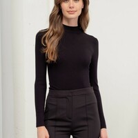 Taupe Fitted Sweater - Thumbnail 1