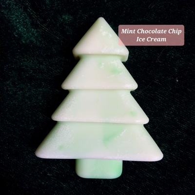 Mint Chocolate Chip Ice Cream RTS wax melt