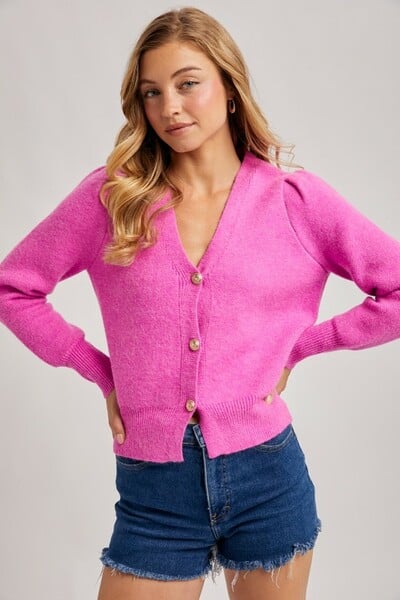 V Neck Cardigan