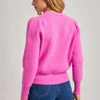 V Neck Cardigan - Thumbnail 2