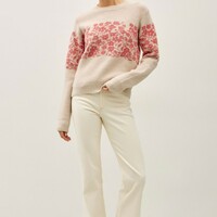 Ultra Soft Floral Sweater - Thumbnail 1