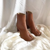 Women's split-toe high-heeled ankle boots 4 colors - Thumbnail 3