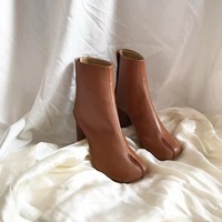 Women's split-toe high-heeled ankle boots 4 colors - Thumbnail 4