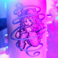 ★ // Clear Spinning Bullet Sticker - Thumbnail 1