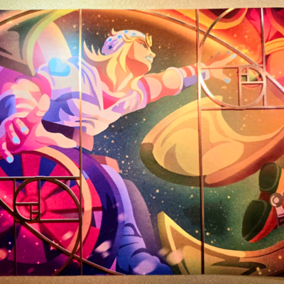 ★ // golden opportunity 8.5 x 11 gold foil print