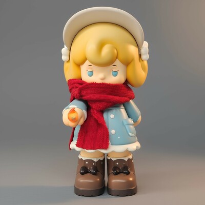 ArTToy by My Own Culture "LittleMiss wish for a snowy night" 