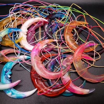 Steph's moon necklaces