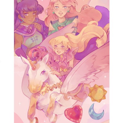 Starla and the jewel riders a5 8x5,5" art print