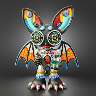 ArTToy by Mindspongetoy "Kaleidobat"