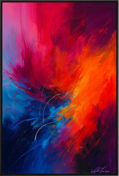 Color Bloom Abstract Explosion of Color