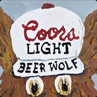 COORS LIGHT BEER WOLF - Thumbnail 1