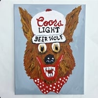 COORS LIGHT BEER WOLF - Thumbnail 2