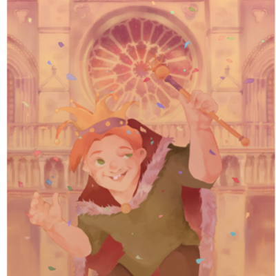 The hunchback of notre dame a5 8x5,5" art print