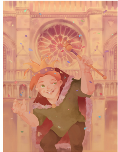 The Hunchback of Notre Dame A5 8x5,5" art print