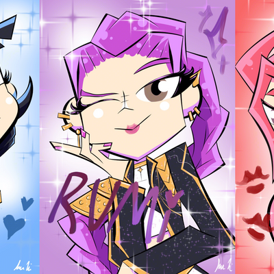 Kpop demon hunters photocard inspired art cards