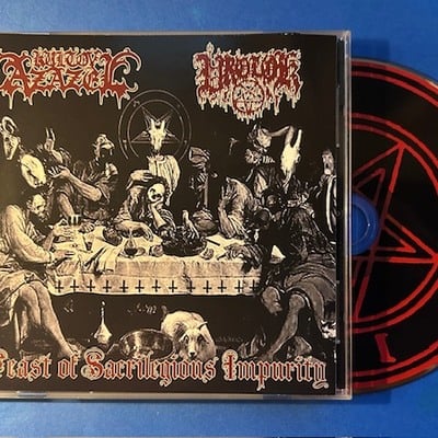 Kult of azazel / vrolok - feast of sacrilegious impurity (cd)