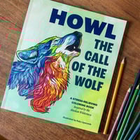 "Howl: The Call of the Wolf" Coloring Book - Signed 2025 Edition - Thumbnail 6