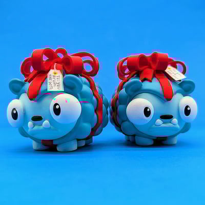 Holiday present bubbles