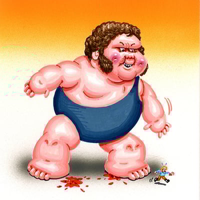 Ample andre / giant george final art - slop culture kids  series 3 2025