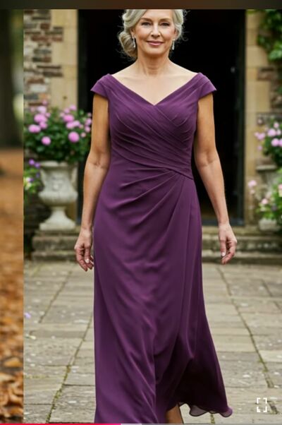Plus Size Sheath Mother of Bride/Groom Dress Evening Formal Gowns 