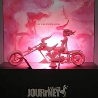 ArTToy by My own culture & Journey & Maizi Art "Road Warrior Judy Pink"  - Thumbnail 1