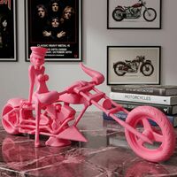 ArTToy by My own culture & Journey & Maizi Art "Road Warrior Judy Pink"  - Thumbnail 2