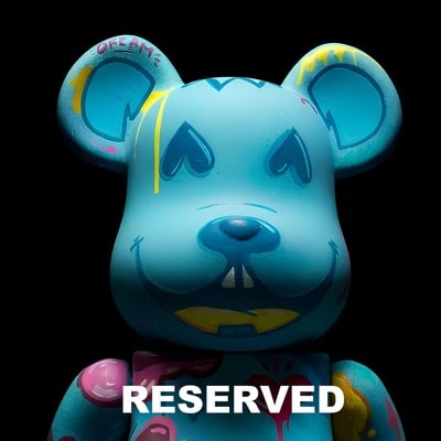 Custom bearbrick 400% by topo "into the deep"