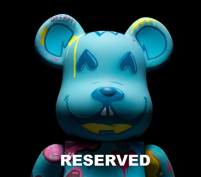 Custom Bearbrick 400% by Topo "Into the Deep"