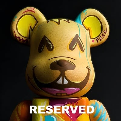 Custom bearbrick 400% by topo "solar drive"