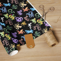 Dragon Beans Wrapping Paper - Thumbnail 1