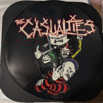 The casualties- underground army lp pic disc