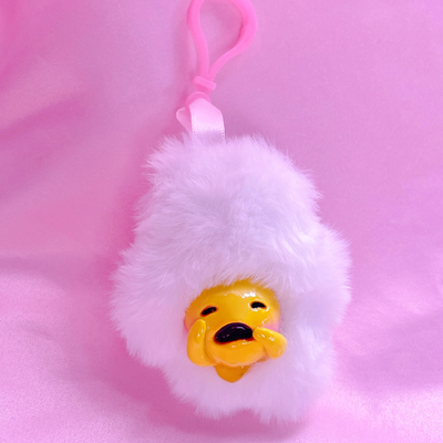 Eggsistential crisis bag charm