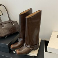 Punk Street Retro Distressed Martin Boots for Women - Thumbnail 5